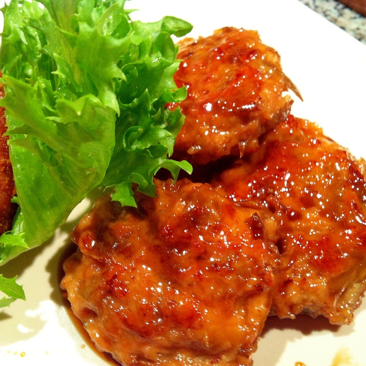 甘辛♪照り焼き鶏ごぼうつくね